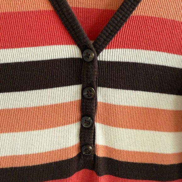 O'Neill Long Sleeve Ribbed Midi Dress - Picture 5 of 6